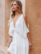 Summer Elegant Solid Color Beach Wear Maxi Dresses